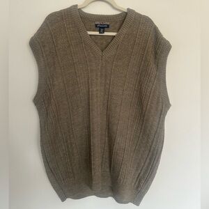S.Wm. Casuals Vintage Cable Knit Sweater Vest XLT Tall EUC